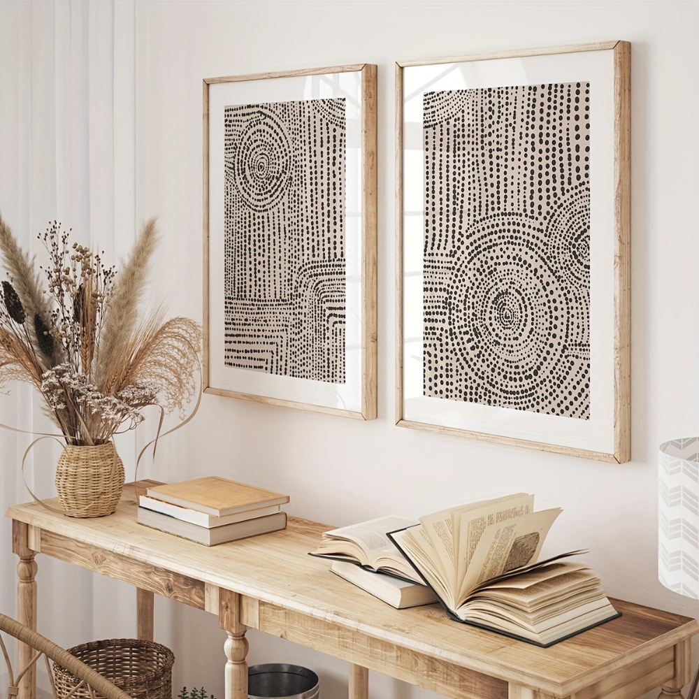 Cetakan Beige Minimalis Abstra - Star Map Poster ulasan dan harga
