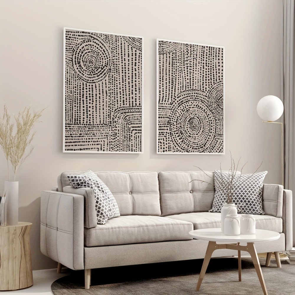 Cetakan Beige Minimalis Abstra - Star Map Poster ulasan dan harga