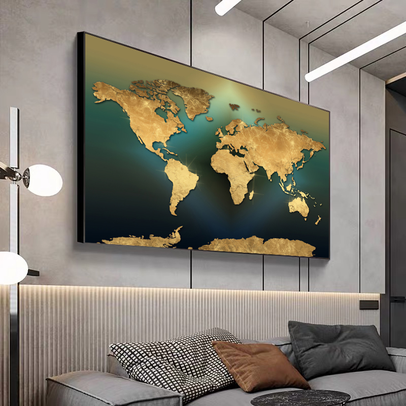 Poster Seni Peta Dunia Minimal - Star Map Poster ulasan dan harga